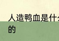 人造鸭血是什么做的 人造鸭血如何做的