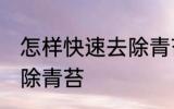 怎样快速去除青苔 用什么可以很快去除青苔