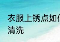 衣服上锈点如何清洗 衣服上锈点怎么清洗